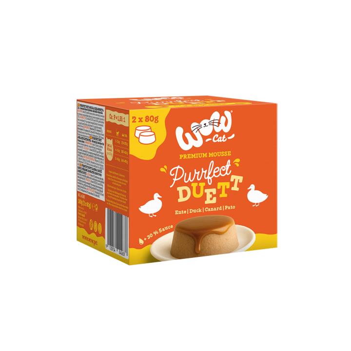 WOW CAT Purrfect Duett Ankka 2 x 80 g