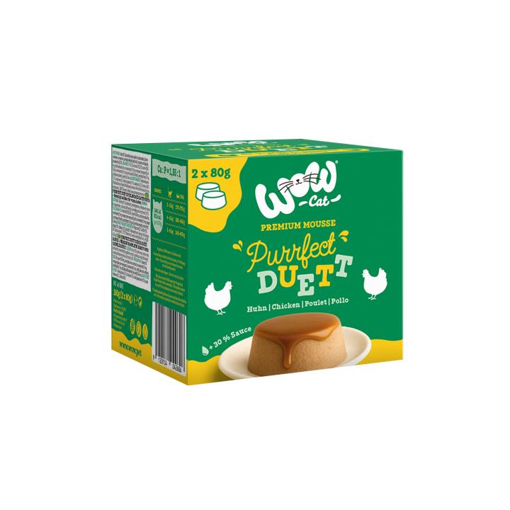 WOW Cat Purrfect Duett Kana kissalle 2 x 80 g