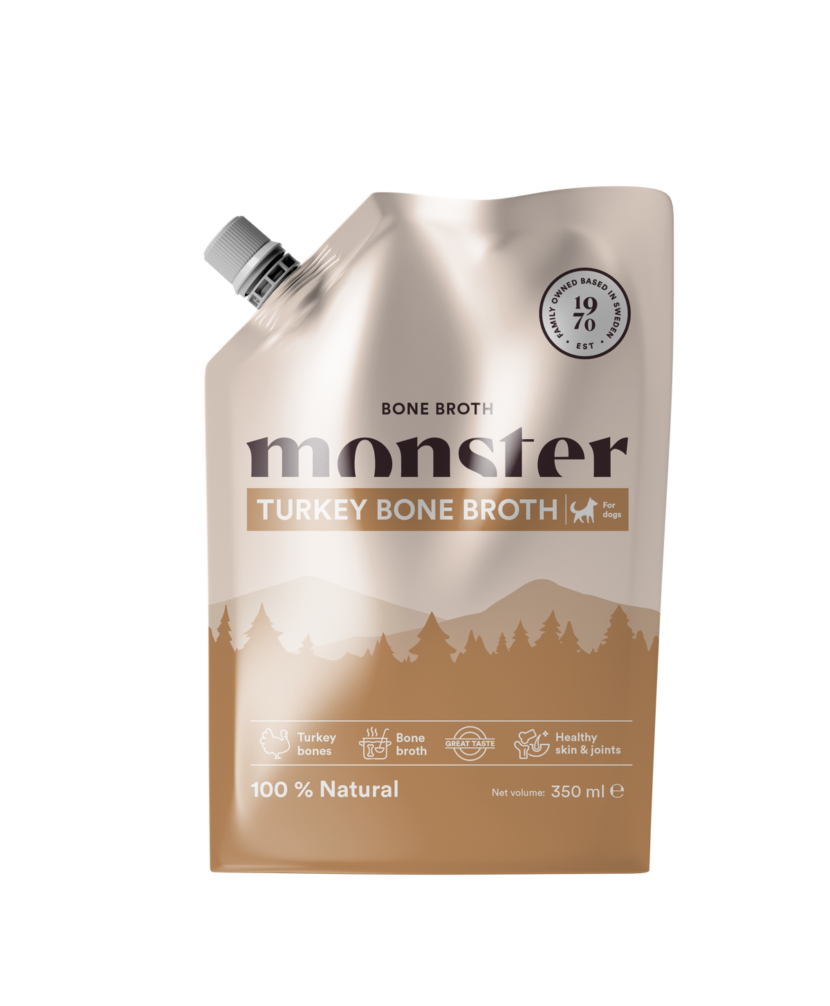 Monster Dog Bone Broth Turkey luuliemi koiralle