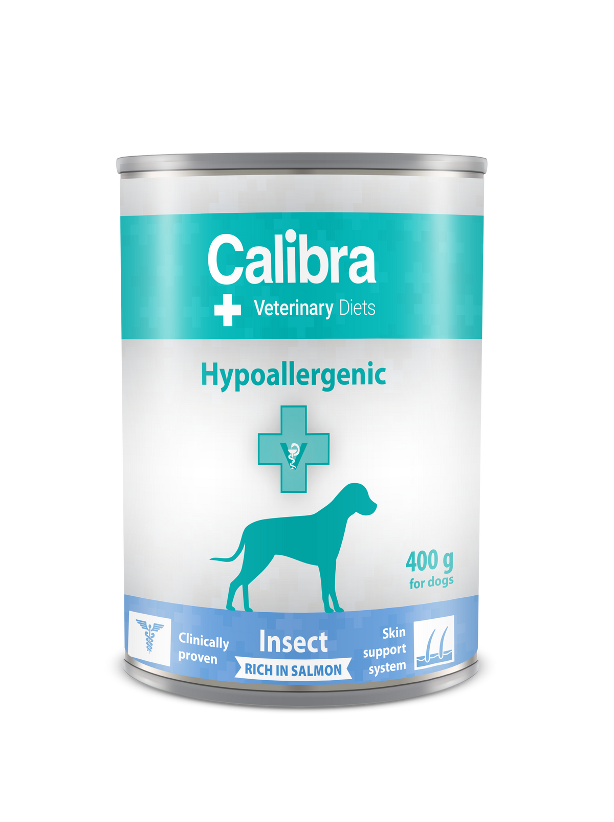 Calibra Veterinary Diet Dog Hypoallergenic Hyönteinen & Lohi märkäruoka koiralle 400 g MAISTELUPAKKAUS