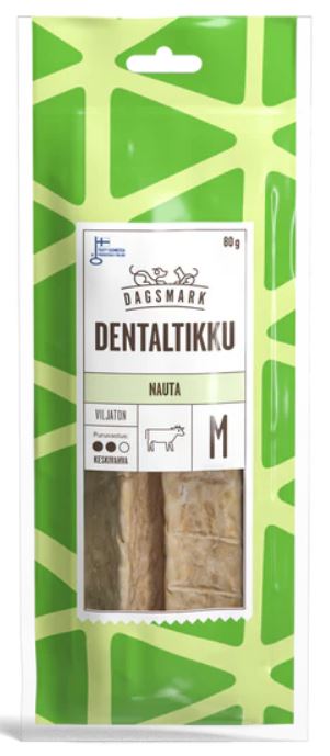 Dagsmark Dentaltikku Nauta M 80 g