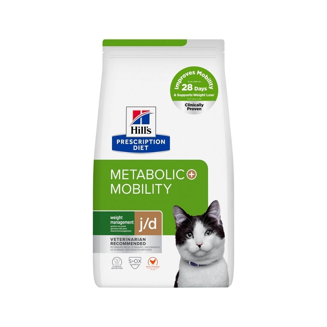 Hill's Prescription Diet Feline Metabolic + Mobility Dry with Chicken -kissalle