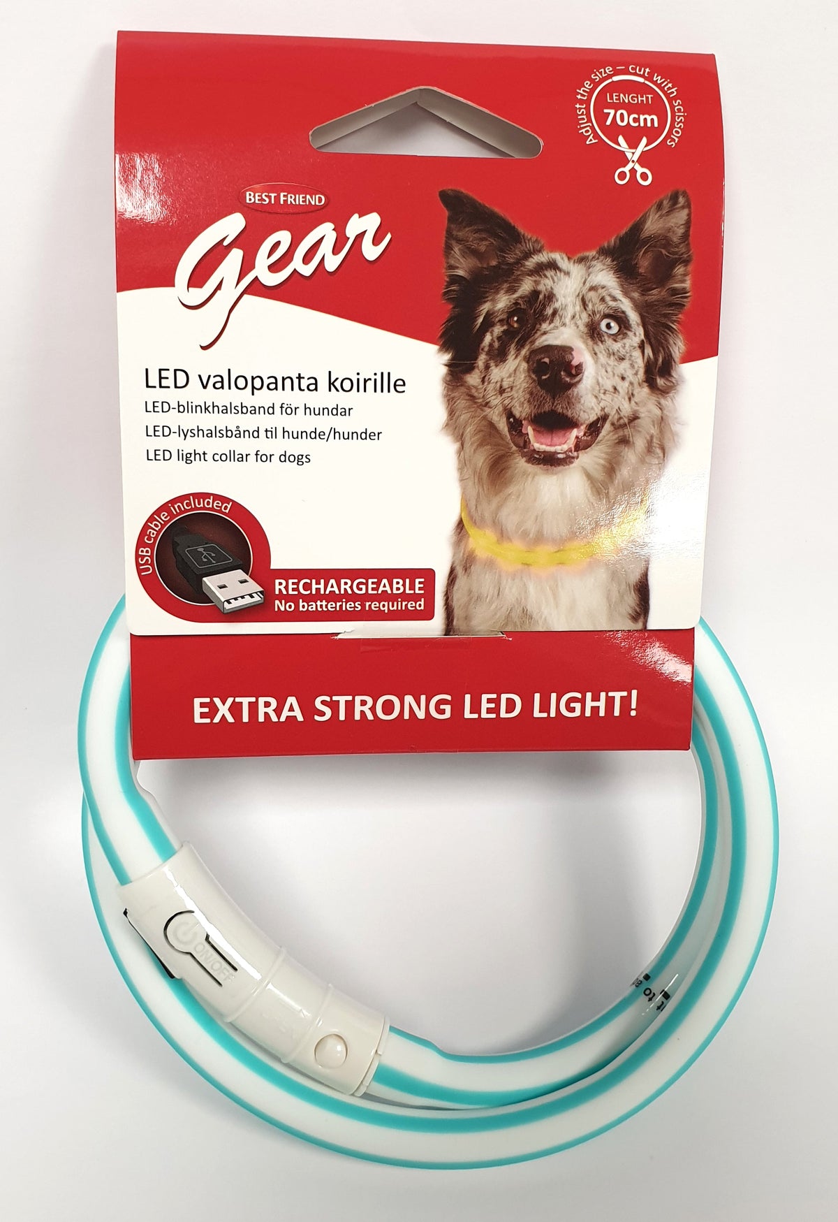 Best Friend Gear LED valopanta 70 cm säädettävä