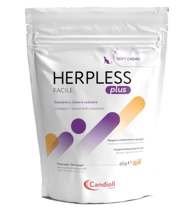 Herpless Plus Facile kissalle 60 g