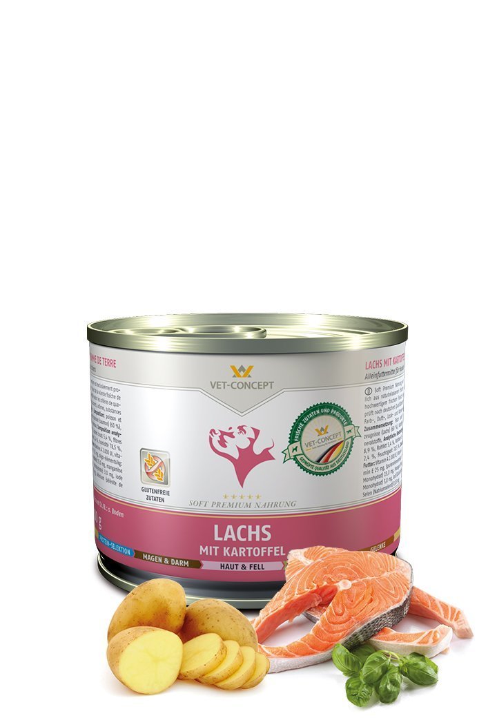 Vet Concept Koiramenu Lachs Lohi 6 x 200 g