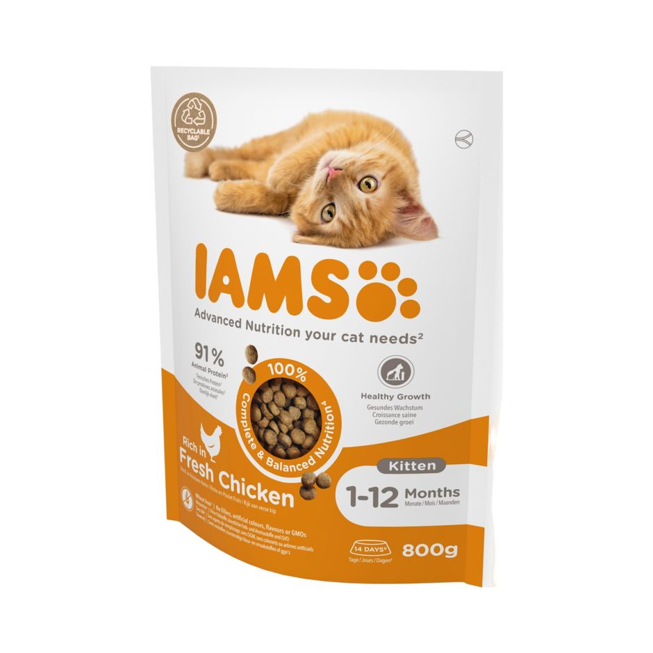 Iams Feline Kitten Dry 800 g