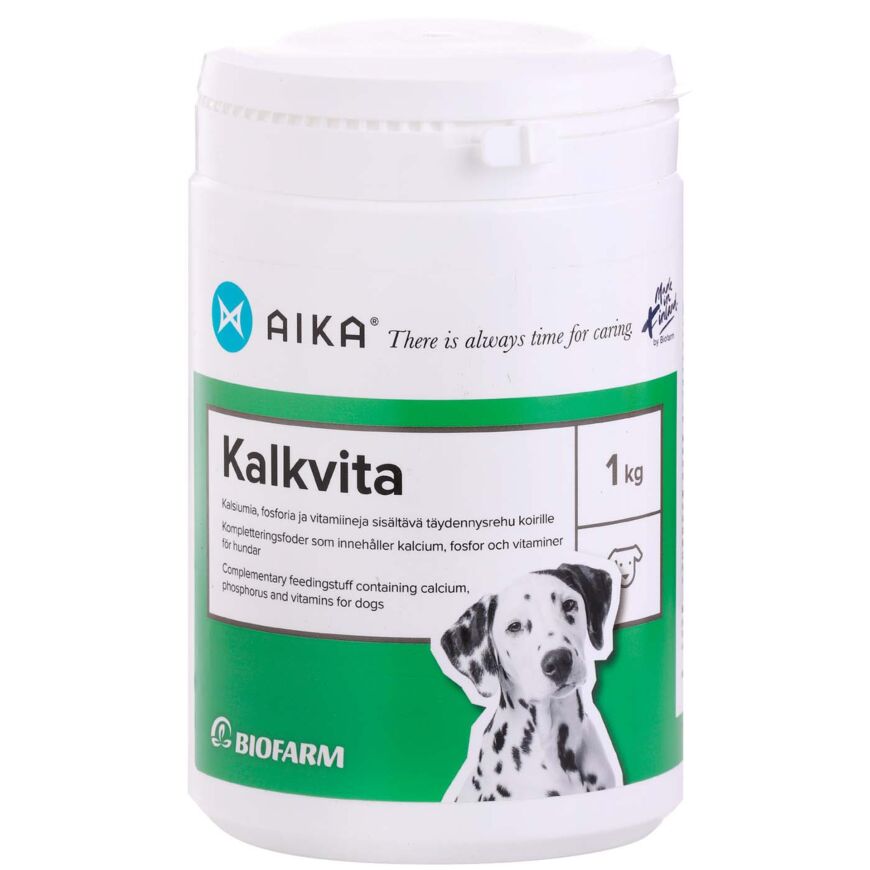 AIKA Kalkvita koiralle 1 kg