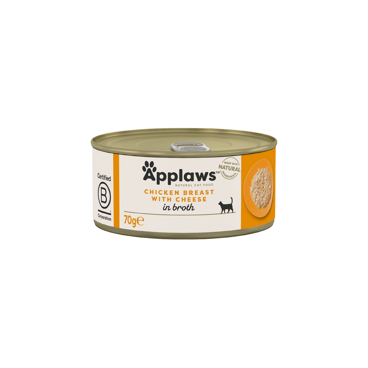 Applaws Kissa kananrinta & juusto purkki 24 x 70 g