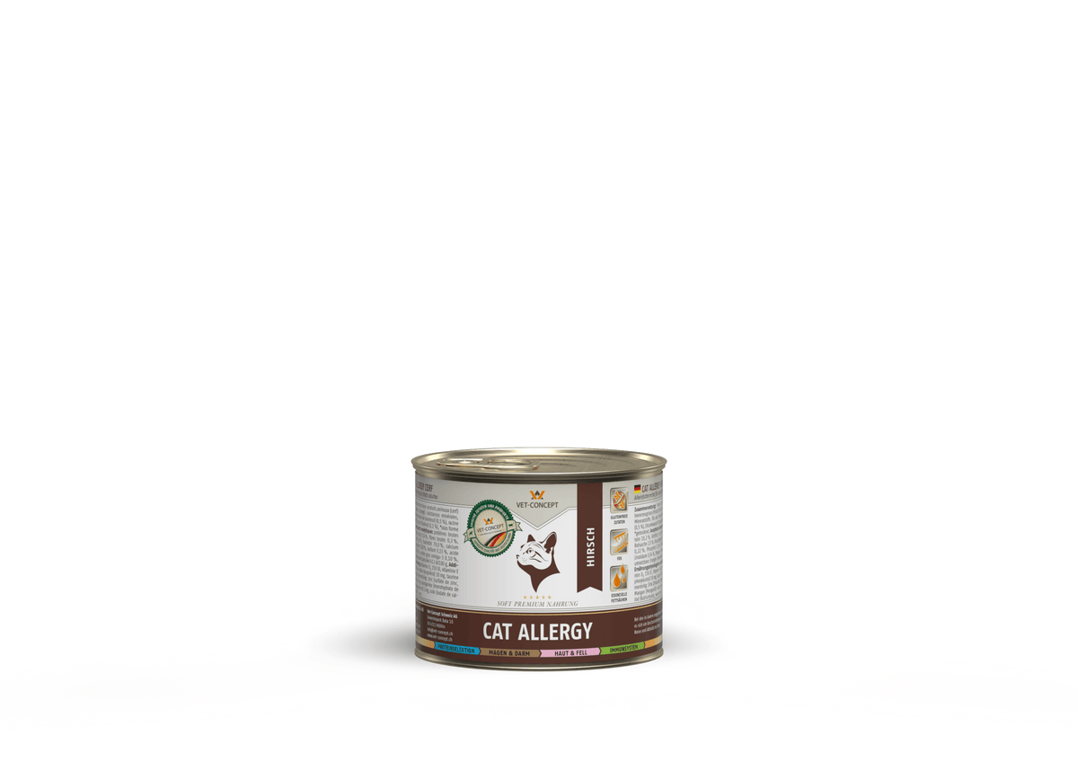 Vet Concept Kissamenu Allergy Hirsch Peura 200 g