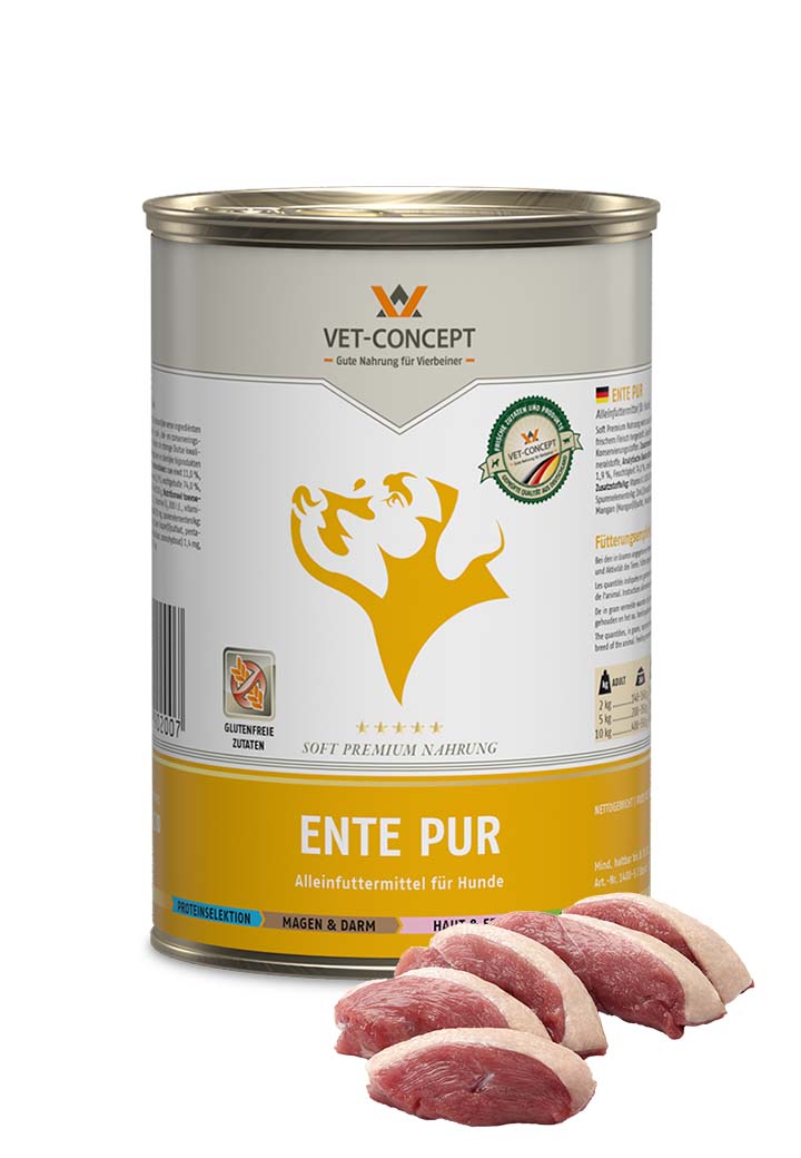 Vet Concept Koiramenu Ente Ankka 400 g