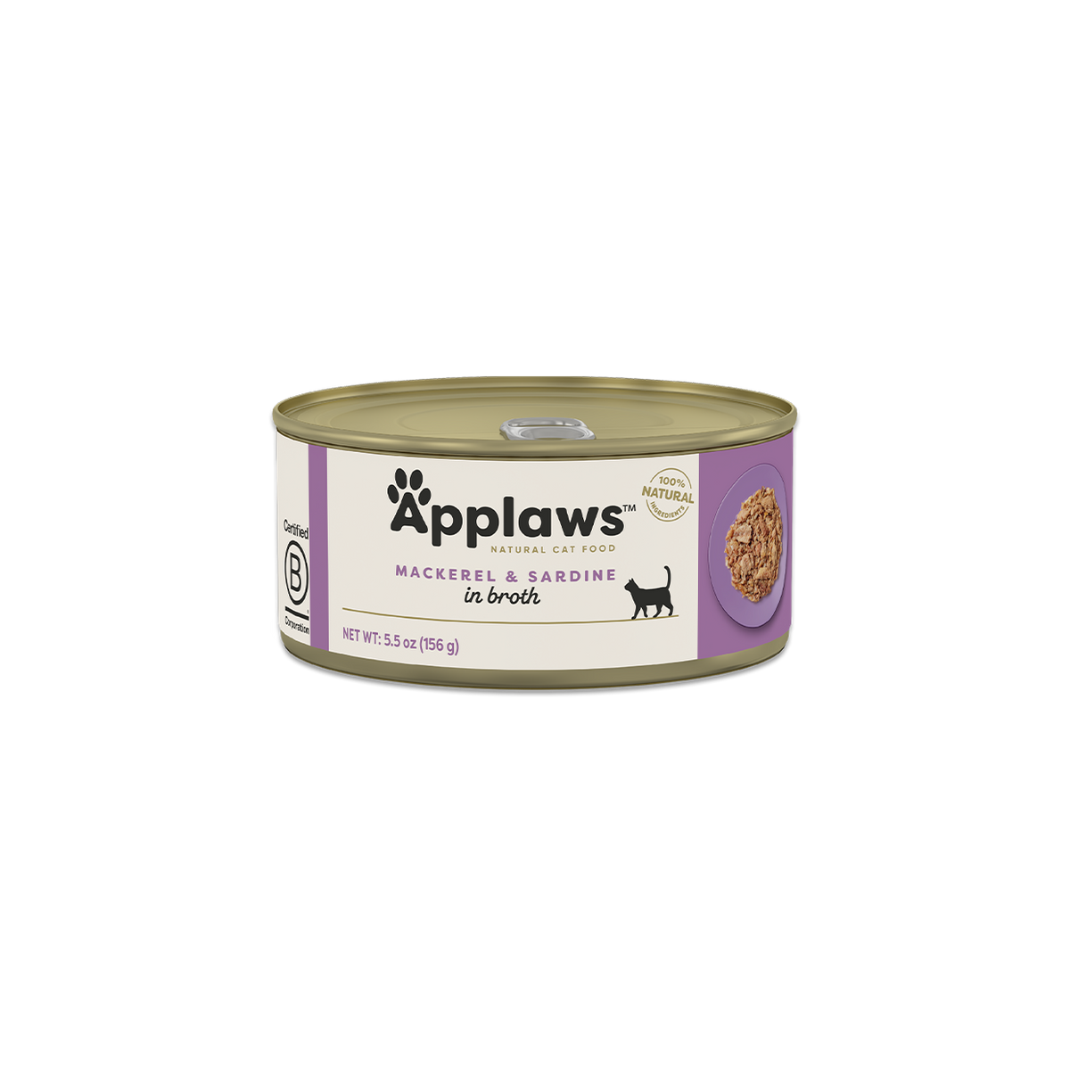 Applaws Kissa Makrilli & Sardiini purkki 24 x 70g