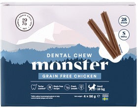 Monster Dental Chew Grain Free Chicken purutikku S koiralle