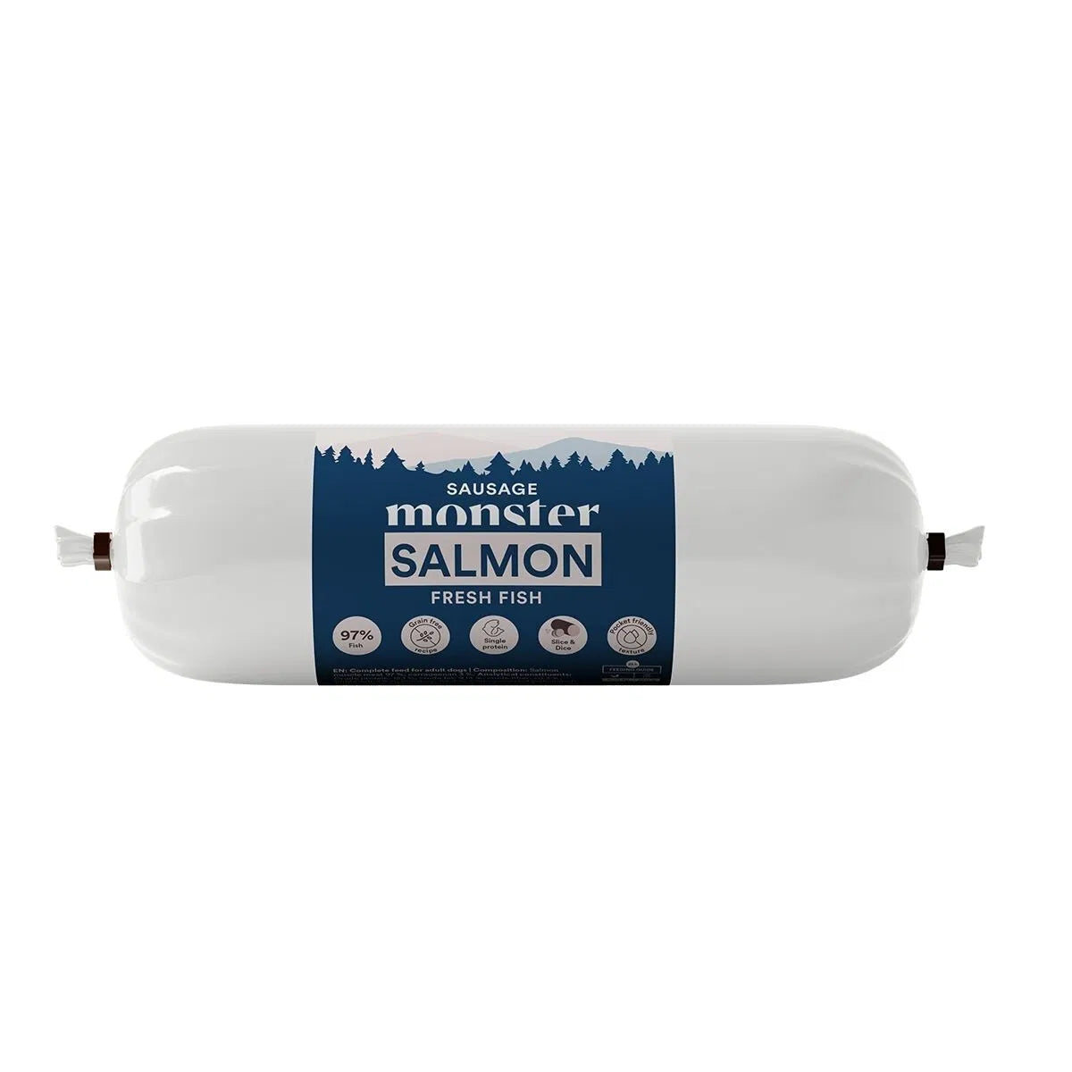 Monster Dog Salmon Sausage