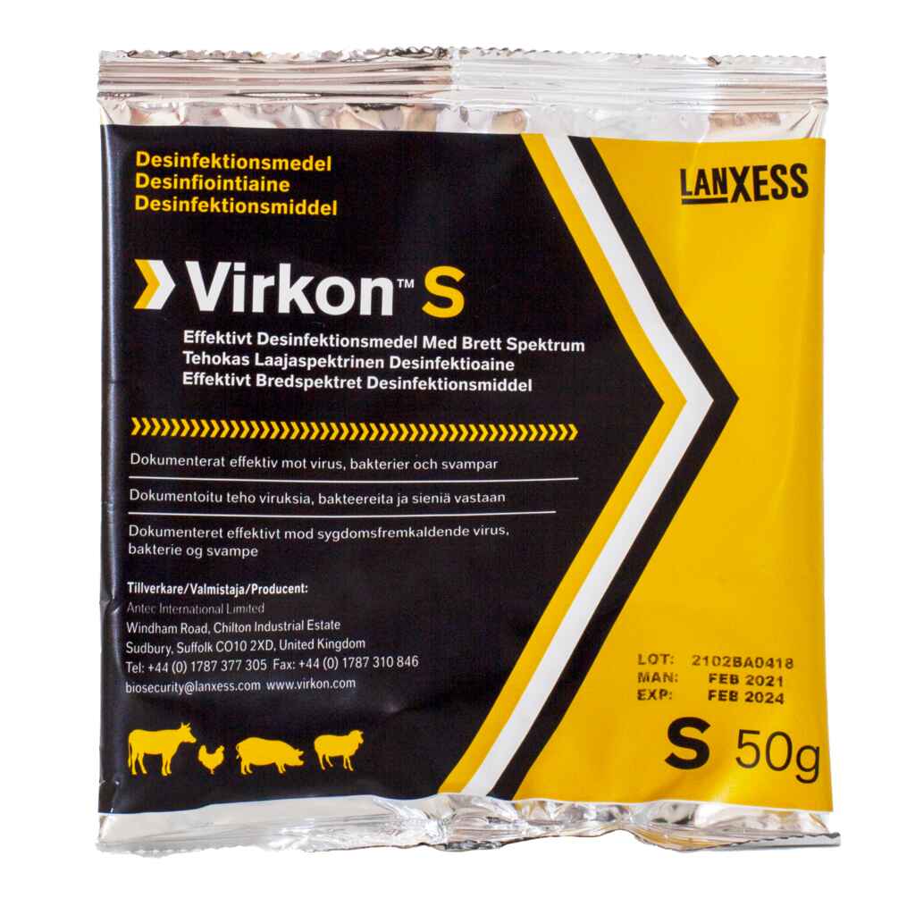Virkon S desinfiointijauhe 50g pussi