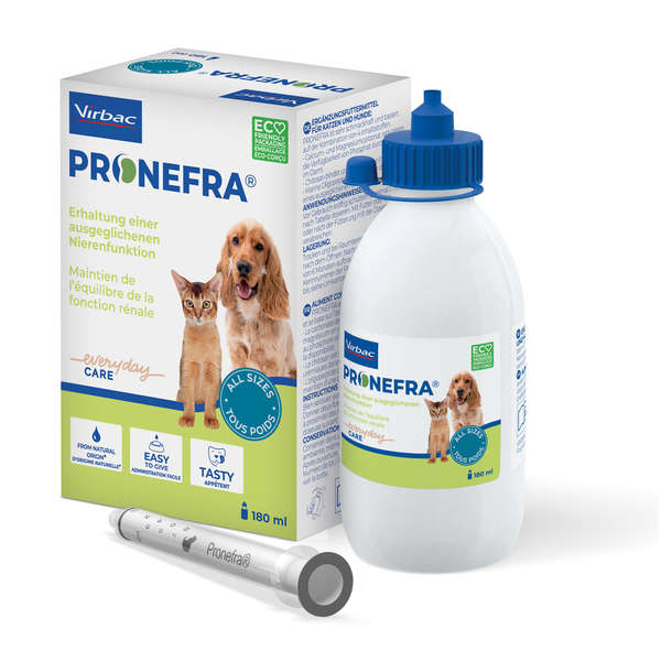 Pronefra kissalle ja koiralle
