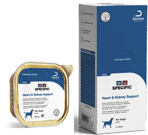 Specific CKW Heart & Kidney Support koiralle 6 x 300 g