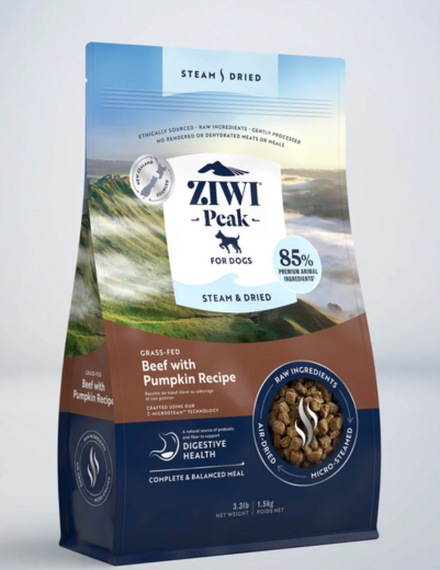 ZiwiPeak Steam & Dried Nauta Koiralle 1,5 kg