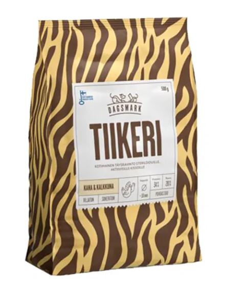 Dagsmark Tiikeri kissalle 500 g