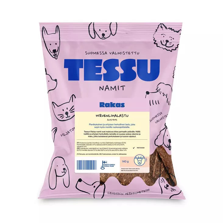 Tessu Rakas Hirvenlihalastu 140 g