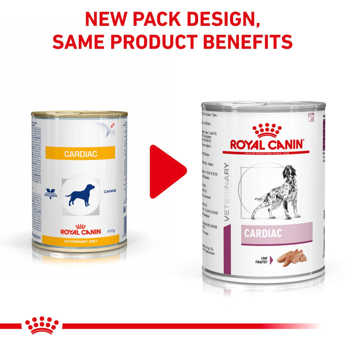 Royal Canin Veterinary Diets Vital Cardiac Loaf säilykepurkki koiran märkäruoka 200 g MAISTELUPAKKAUS