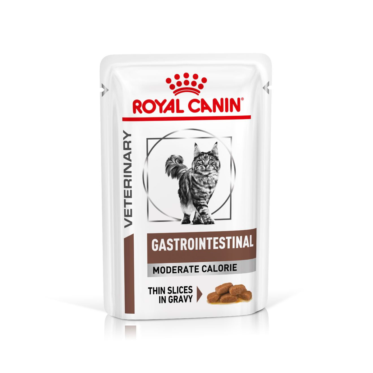 Royal Canin Veterinary Diets Gastrointestinal Moderate Calorie Slices In Gravy kissan märkäruoka 12 x 85 g
