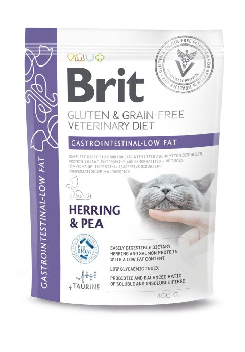 Brit Gastrointestinal-Low Fat Herring & Pea kissalle 400 g