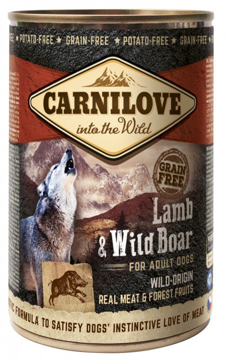 Carnilove Lamb-Wild Boar for Adult koirille 400 g