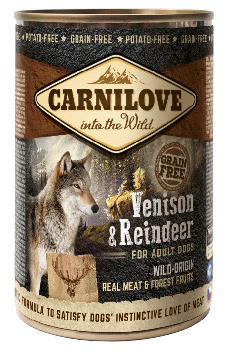 Carnilove Venison-Reindeer for Adult koirille 400 g