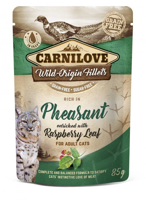 Carnilove Pheasant with Raspberry Leaf for Adult kissoille 85 g