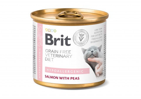 Brit Hypoallergenic Salmon with Peas kissalle 6 x 200 g