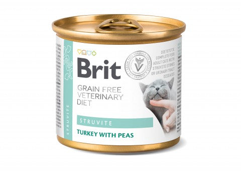Brit Struvite Turkey with Peas kissalle 6 x 200 g