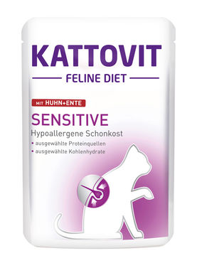 Kattovit Sensitive Kana & Ankka 24 x 85 g