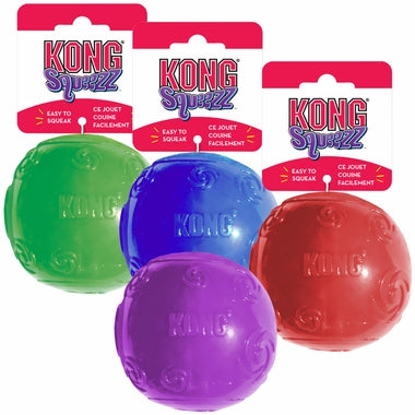 Kong Squeezz Ball Punainen - L