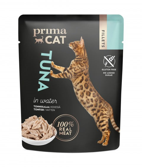 PrimaCat Fillets Tonnikalaa vedessä kissoille 24 x 50 g