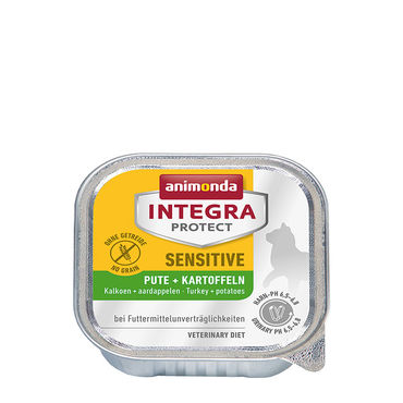 Animonda Integra Protect Sensitive kalkkuna & peruna kissalle 16 x 100 g