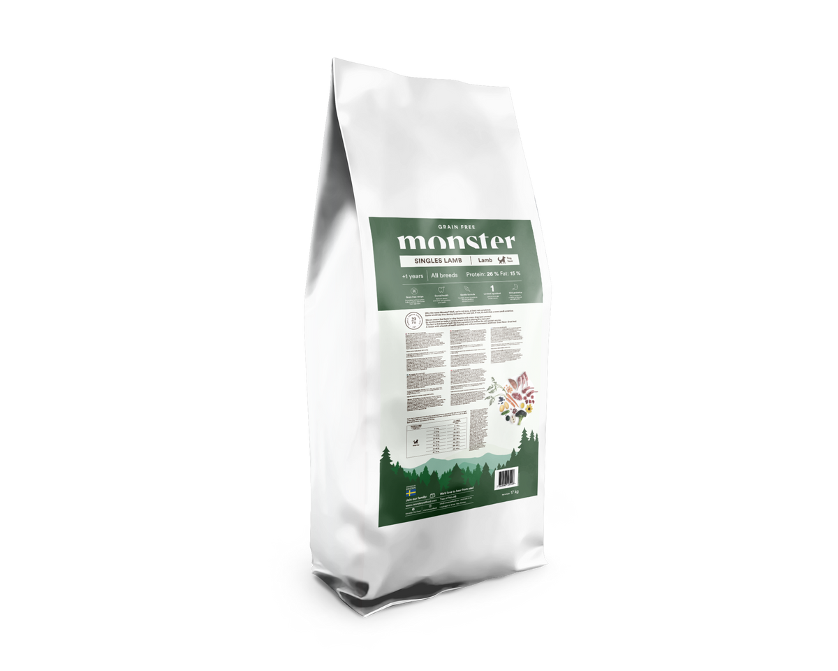 Monster Dog Grain Free Singles Lamb koiralle 17 kg