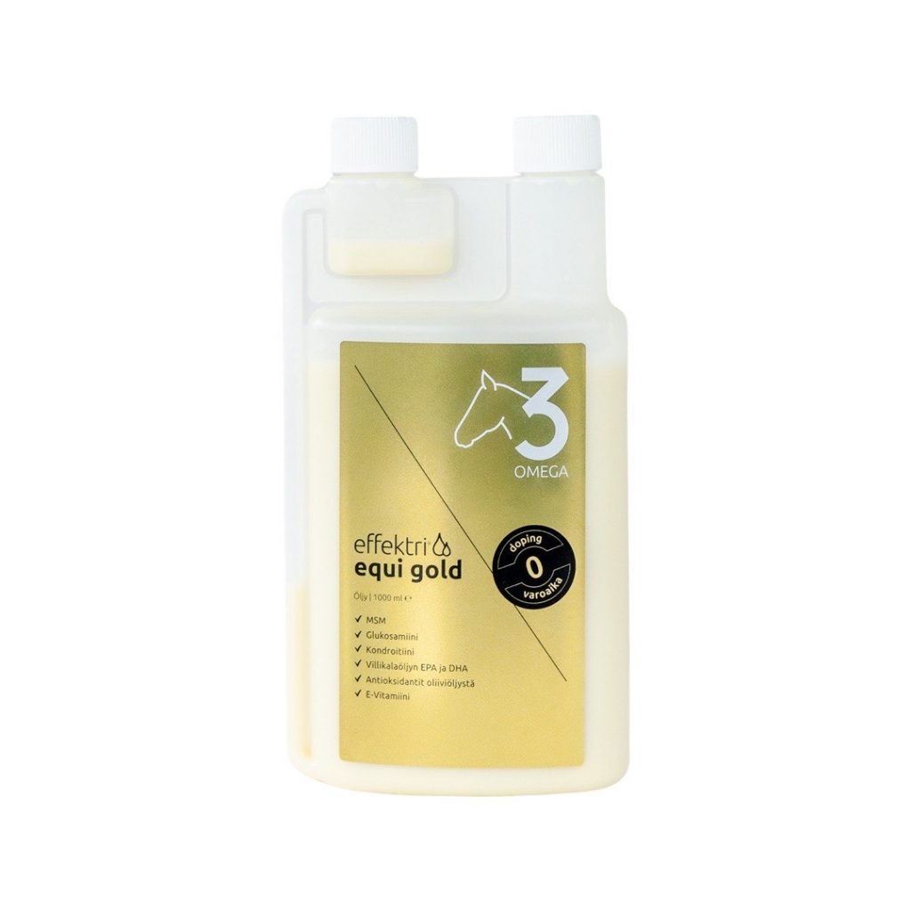 Effektri Gold Equi Omega-3 hevoselle 1000 ml