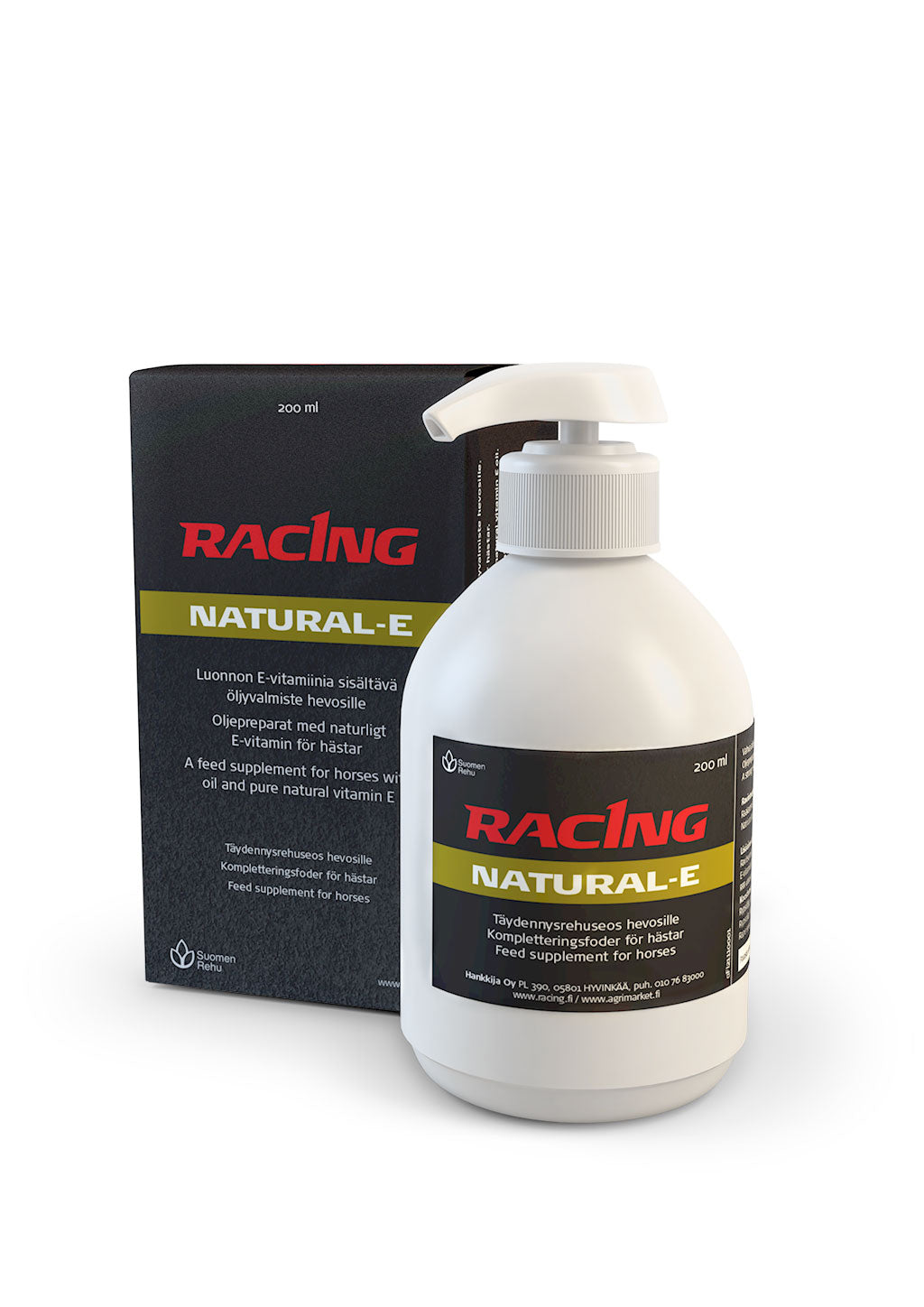 Racing Natural-E 200 ml PÄIVÄYSTARJOUS