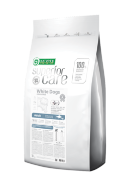 Nature's Protection Superior Care White Dogs Adult Small & Mini vaaleat kalat koiralle 10 kg
