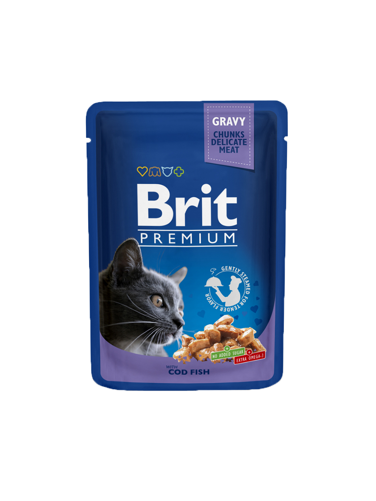 Brit Premium Cat Turska kastikkeessa 24 x 100 g