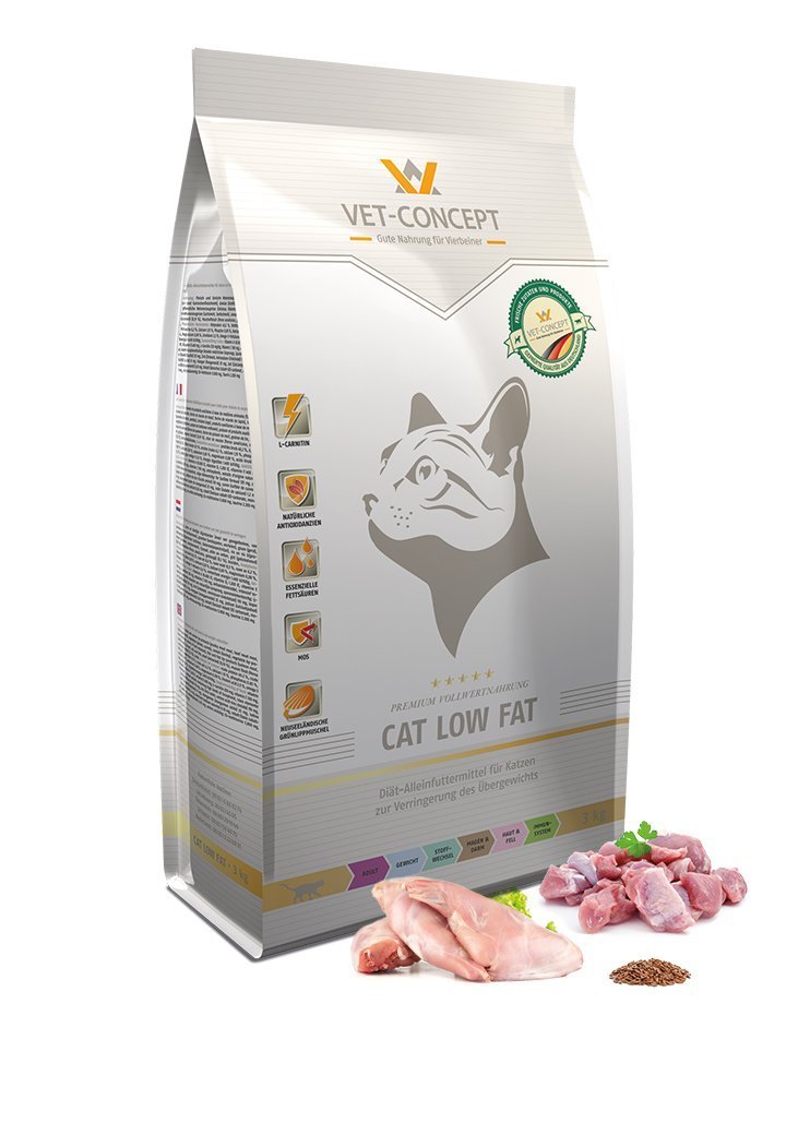 Vet Concept Cat Low Fat kissalle 3 kg