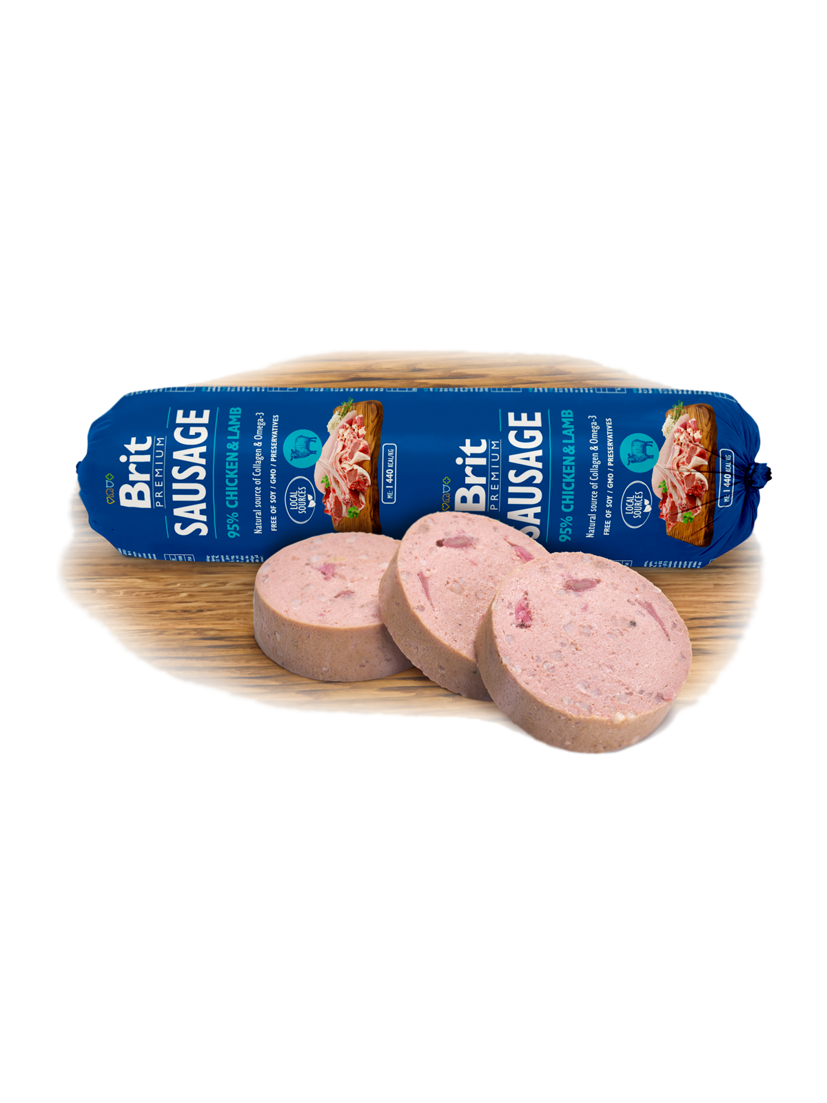 Brit Premium Kana-lammas koiranmakkara 800 g