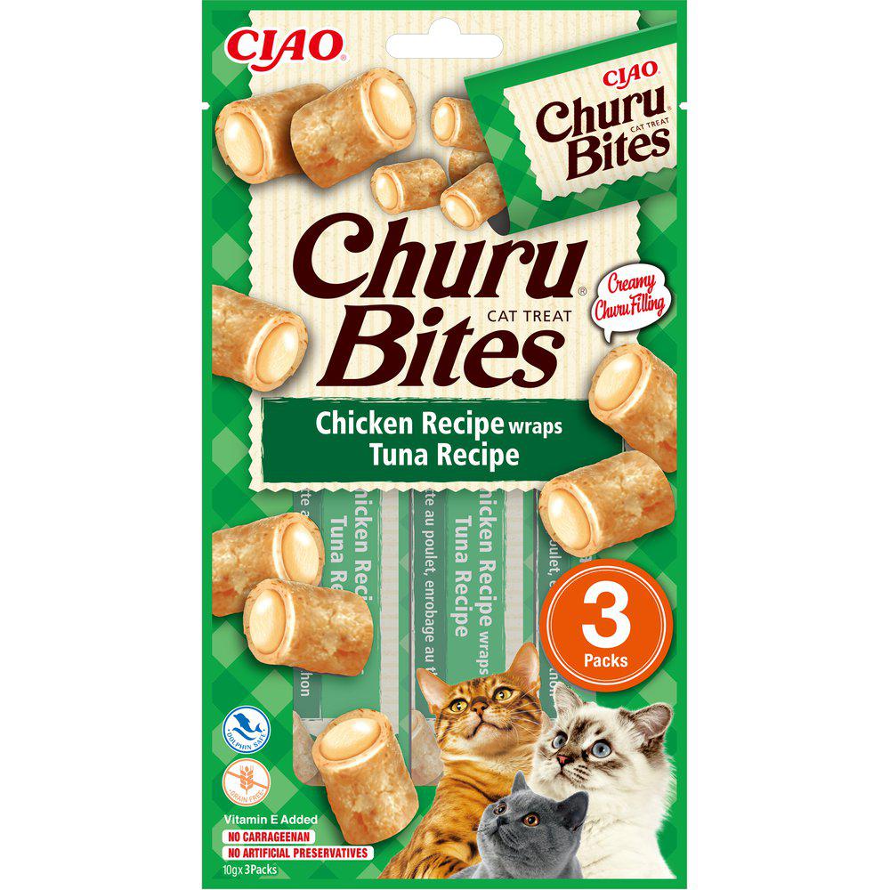 Churu Bites kana ja tonnikala kissalle 3 x 10 g