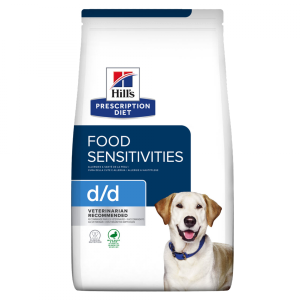 Hill's d/d Food Sensitivities with Duck & Rice koiralle 12 kg