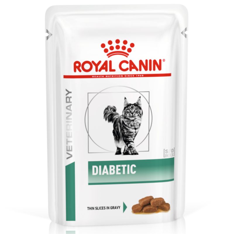 Royal Canin Veterinary Diets Weight Management Diabetic Slices In Gravy annospussi kissan märkäruoka 85 g MAISTELUPAKKAUS