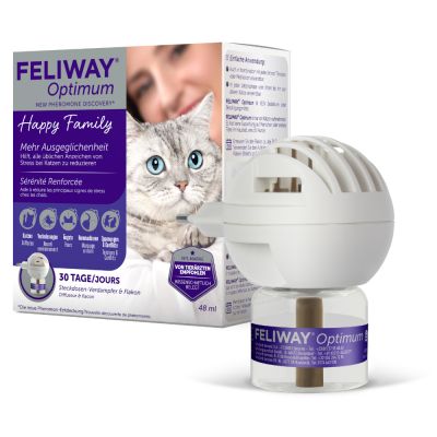 Feliway Optimum haihdutin + liuos kissalle 48 ml