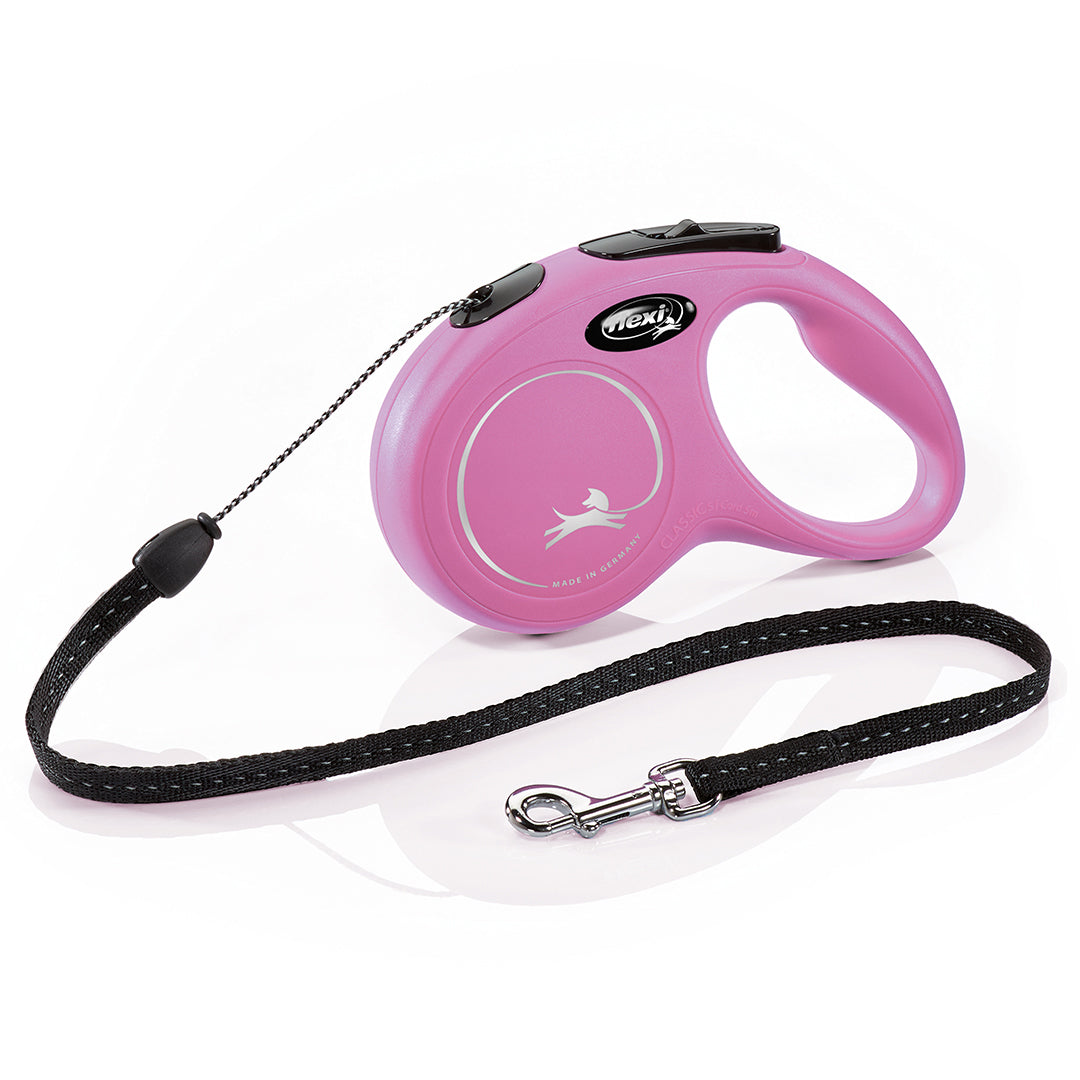 Flexi Classic pyöröpunos pinkki S 8 m