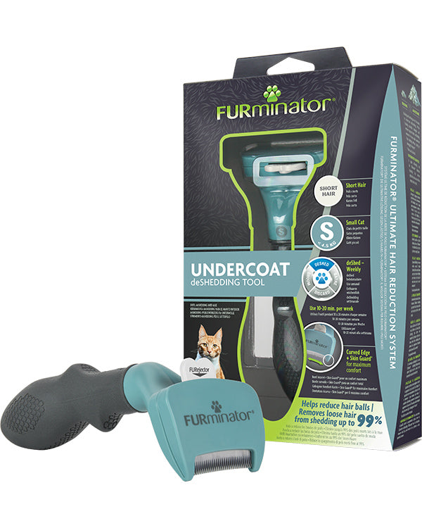 FURminator lyhytkarvaisille kissoille S