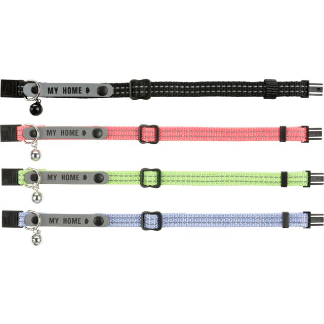 Trixie Heijastava kaulapanta osoitelapulla kissalle