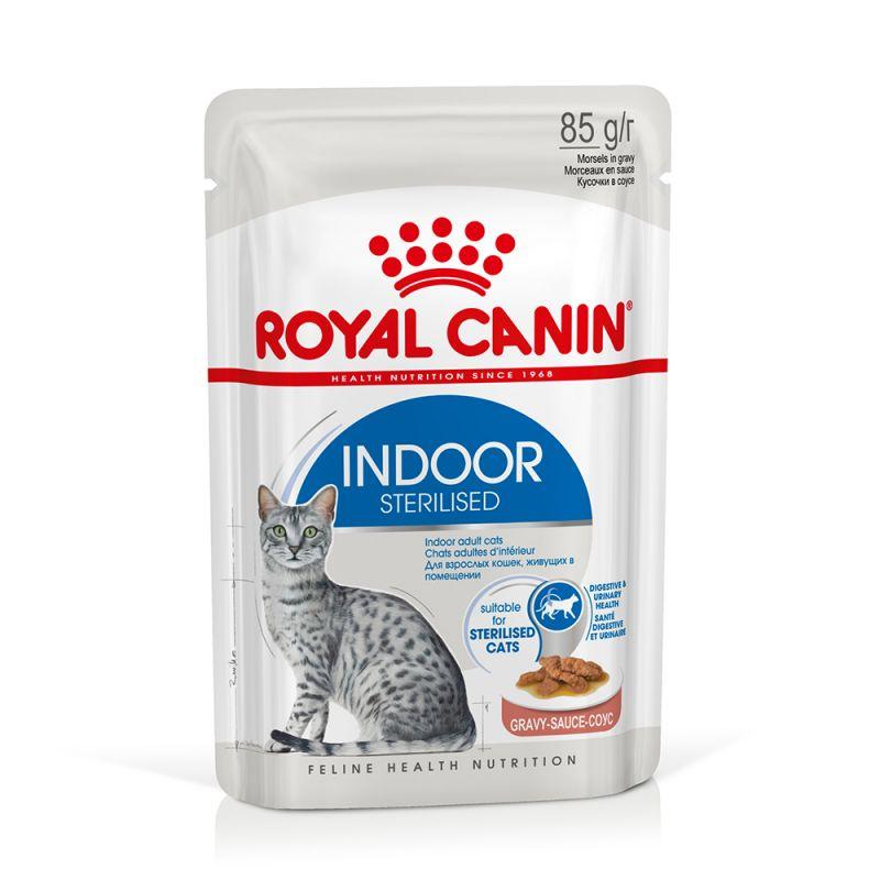 Royal Canin Indoor Sterilised Gravy kissalle 85 g MAISTELUPAKKAUS